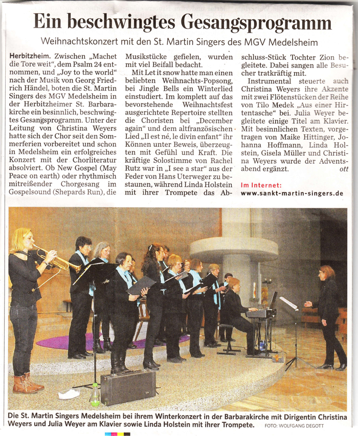 Konzert in Pinningen