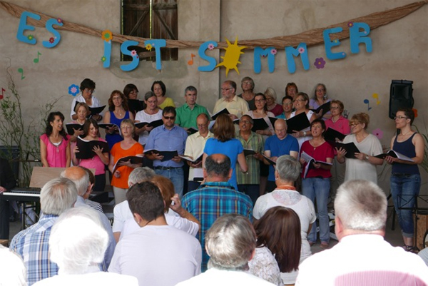 Sommerkonzert 2015 Sankt-Martin-Singers aus Medelsheim